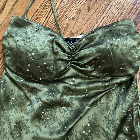 Le Chateau olive green top - Picture 4 of 9